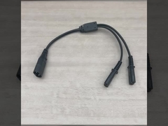 2M Iec320 블랙 노출 된 와이어 전원 전선 Ac C7 도 8 C8 연장 케이블