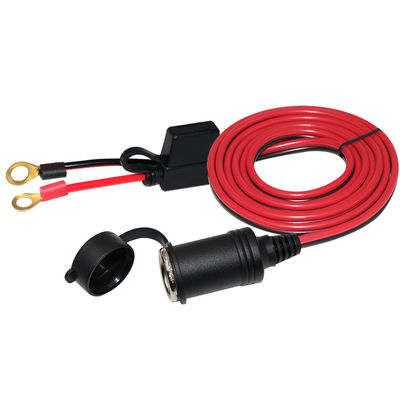 여성 시가 라이터 to O-링 터미널 배터리 케이블 12V/24V