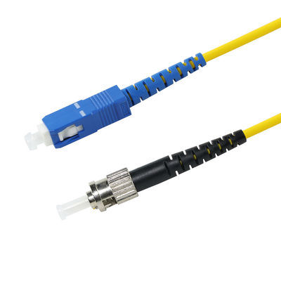 단일 모드 Fc Sc St Lc 광섬유 케이블 G657a2 20 Mts 패치 케이블 삽입 손실 ≤0.3dB