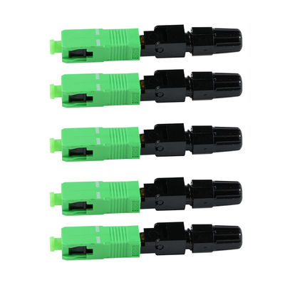 SC APC 심플렉스 싱글모드 광섬유 패치 케이블 - FTTH, 통신 캐비닛, ODF 애플리케이션을 위한 저손실 점퍼 케이블