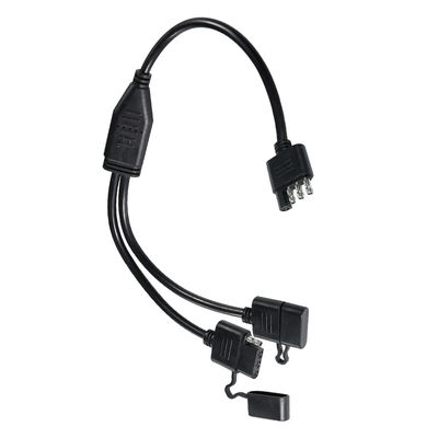 3선 Y 스플리터 트레일러 라이트 와이어링 하번 1.2M 블랙 PVC