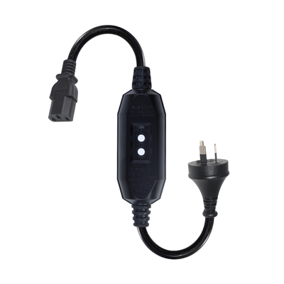 AU 플러그 - IEC C13 전원 코드 (RCD 10A 240V)