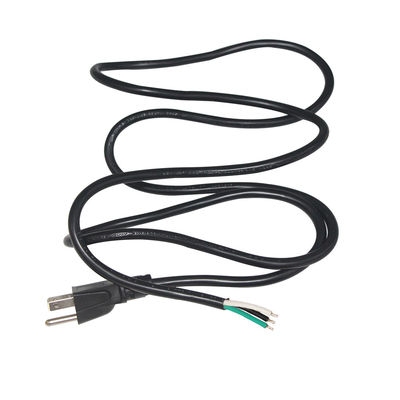 NEMA 5-15P to C5 전원 코드 18AWG SJT PVC 블랙