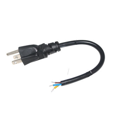 NEMA 5-15P to C5 전원 코드 18AWG SJT PVC 블랙
