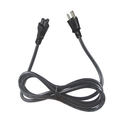 IEC5 여성 끝 3prong AC 전기 전원 케이블 14AWG NEMA 5-15P IEC 320 C5 소켓에 플러그
