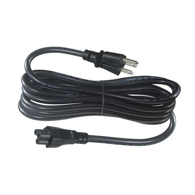 IEC5 여성 끝 3prong AC 전기 전원 케이블 14AWG NEMA 5-15P IEC 320 C5 소켓에 플러그