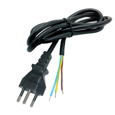 IEC C13 커넥터 브라질 전원 케이블 브라질 3 핀 전력 케이블 100v-240v