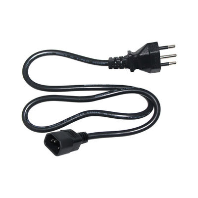 IEC C13 커넥터 브라질 전원 케이블 브라질 3 핀 전력 케이블 100v-240v