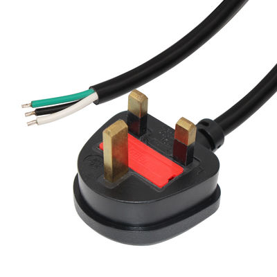 IP11 가정용 가전 전원 케이블 0.5m 3 코어 H05VV-F 케이블 3 * 0.75/1.0/1.5mm2