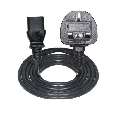 IP11 가정용 가전 전원 케이블 0.5m 3 코어 H05VV-F 케이블 3 * 0.75/1.0/1.5mm2