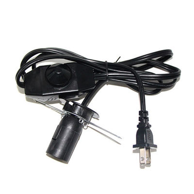 16AWG US 전원 케이블 2E12 E14 E26 E27과 함께 소금 램프 전원 케이블