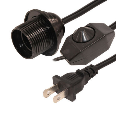 16AWG US 전원 케이블 2E12 E14 E26 E27과 함께 소금 램프 전원 케이블
