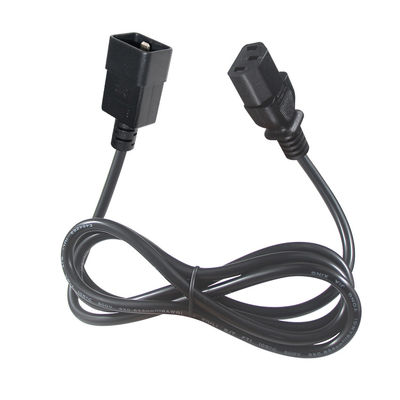 C20 to C13 AC 전원 코드 10A 250V 블랙 1m