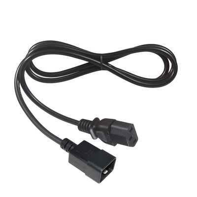 C20 to C13 AC 전원 코드 10A 250V 블랙 1m
