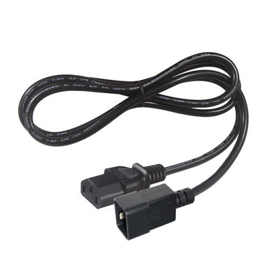 C20 to C13 AC 전원 코드 10A 250V 블랙 1m
