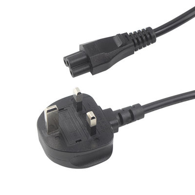 영국 BS1363 IEC C5 커넥터 3A 퓨즈 250V의 전원 케이블
