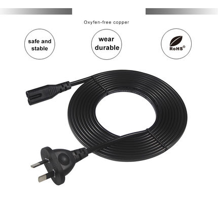 2.5A 250V C7 플러그 Aus Saa 전원 케이블 인도 소켓 16Amp 오스트레일리아 전력 케이블