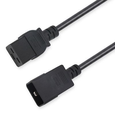 PVC 재킷 3Pin 플러그 C19 C20 전기 전력 전원 전원 공급 전력 확장 케이블