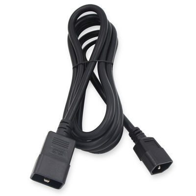 PVC 재킷 3Pin 플러그 C19 C20 전기 전력 전원 전원 공급 전력 확장 케이블