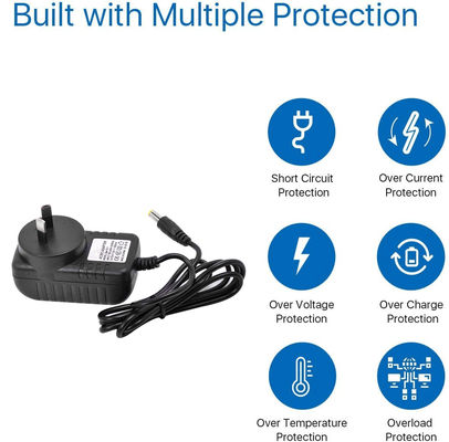 1A 조절 가능한 3-12V DVR 어댑터 DC 12V 2A 출력 CCTV용 AC-DC 스위칭 전원 어댑터
