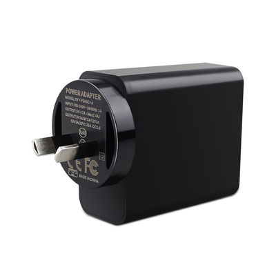 AC DC 전원 공급 어댑터 65W 타입 C QC 3.0 및 무선 충전 AU SAA 승인 100-240V 입력