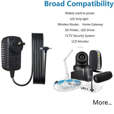 OEM 듀얼 DC 2.1Mm 2.5Mm 12V 전원 공급 장치 AC 어댑터 Eu Us Uk Au 플러그