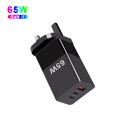 65W 미니 타입 C 급 충전 PPS 65W GaN 충전기 3 포트와 A 2C 기술