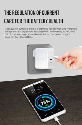 100W 미니 하이 파워 AU SAA QC3.0 4.0 USB C 타입 C Pd Gan QC4용 월 폰 충전기0