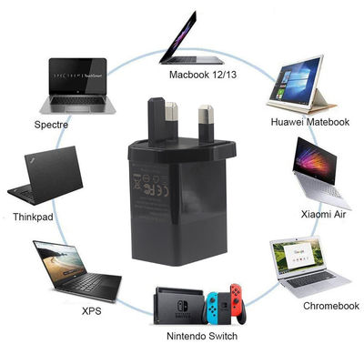 65W GaN USB-C PD 충전기 UK 플러그로 노트북 및 전화기