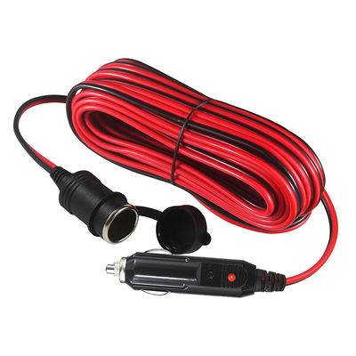 12V 차량 시가 라이터 연장 케이블 수컷-암컷