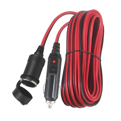 12V 차량 시가 라이터 연장 케이블 수컷-암컷