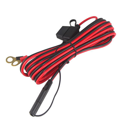 10A 2피트 SAE to 아이렛 터미널 태양광 전원 케이블 16AWG 구리