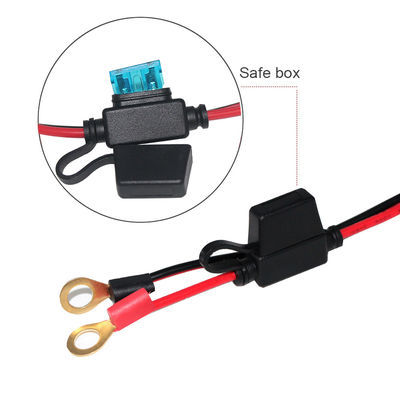 10A 2피트 SAE to 아이렛 터미널 태양광 전원 케이블 16AWG 구리
