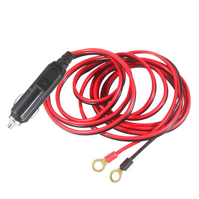 1M Spt-2 12V 24V 태양 전력 케이블 자동차 담배 라이터 남성 어댑터 2 링 터미널