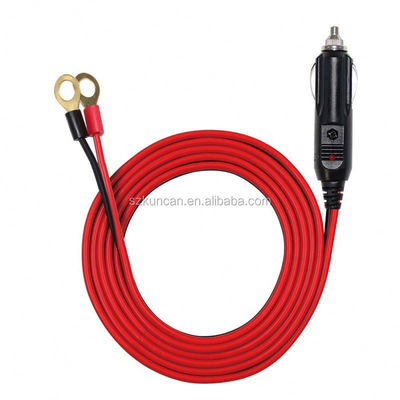 1M Spt-2 12V 24V 태양 전력 케이블 자동차 담배 라이터 남성 어댑터 2 링 터미널