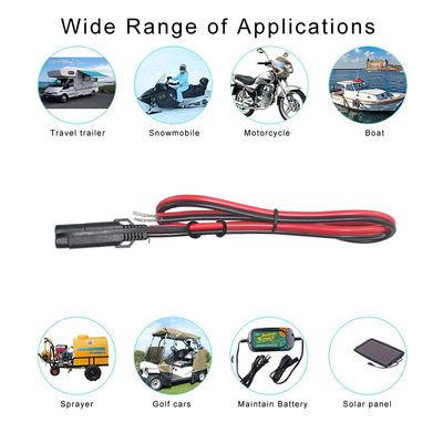 18/16AWG SAE to 주석 처리된 태양광 케이블 12V (산업용)
