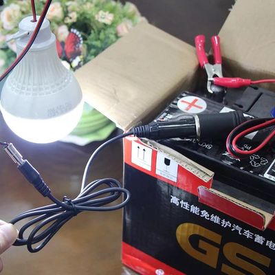 휴대용 DC12V 자동차 담배 라이터 플러그 케이블 5.5mm * 2.1mm 커넥터
