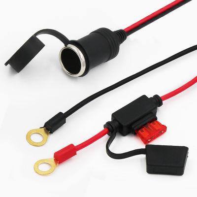 여성 시가 라이터 to O-링 터미널 배터리 케이블 12V/24V