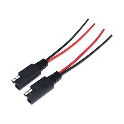 DIY 자동차 태양광 SAE 확장 케이블 18AWG 2 핀 빠른 단속