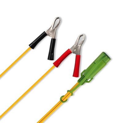 SAE 알리거터 클립 태양 전력 케이블 2pin 커넥터 1.5ft 길이