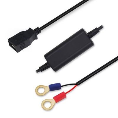 DC에서 DC 변환기 태양 전지 케이블 12V에서 5V 3A USB 자동차 충전기와 함께