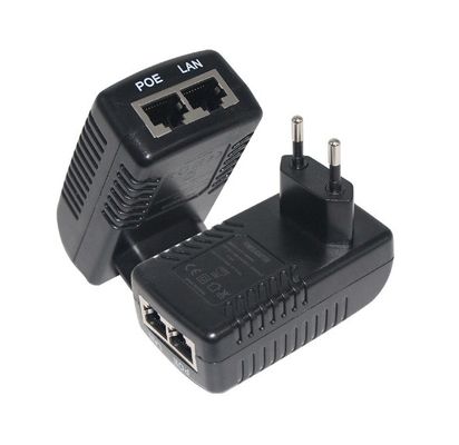 0.4A 1000mbps 24v 48v 1a RJ45 POE 주입기 전원 분할기 이더넷 어댑터