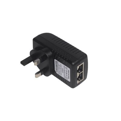 10/100Mbps POE 전원 어댑터 24V1A 스위치 전원 어댑터 EU 플러그