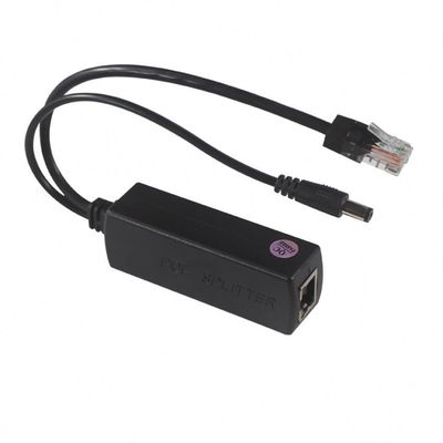 방수 POE 주입기 스플리터 100Mbps 보안 12W Y 스플리터 포 어댑터