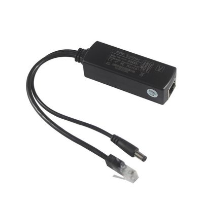 방수 POE 주입기 스플리터 100Mbps 보안 12W Y 스플리터 포 어댑터