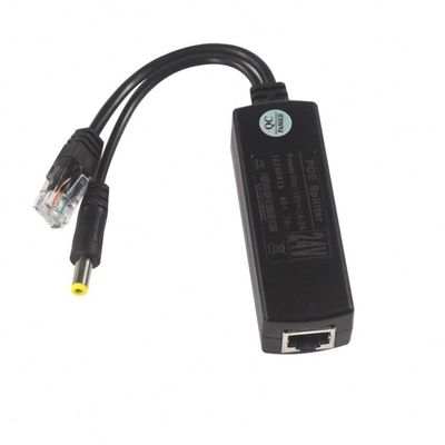 방수 POE 주입기 스플리터 100Mbps 보안 12W Y 스플리터 포 어댑터