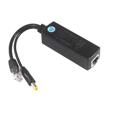 방수 POE 주입기 스플리터 100Mbps 보안 12W Y 스플리터 포 어댑터