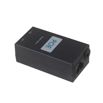 10/100/1000Mbps 12V 24V 48V 수동 포 주사기 IP 카메라 포 주사기