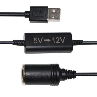 USB에서 담배로 여성 소켓 5v에서 12v USB 변환기 OEM / ODM 사용 가능