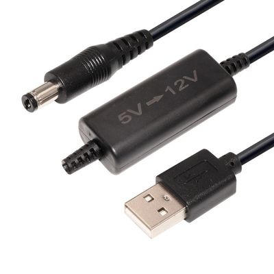 PVC 재킷 5V에서 DC 9V 12V USB 부스 케이블 CCTV 무선 IP 카메라